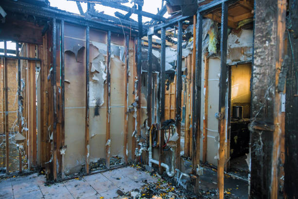 Professional Fire Damage Assessment technician working in Fort Stockton, TX